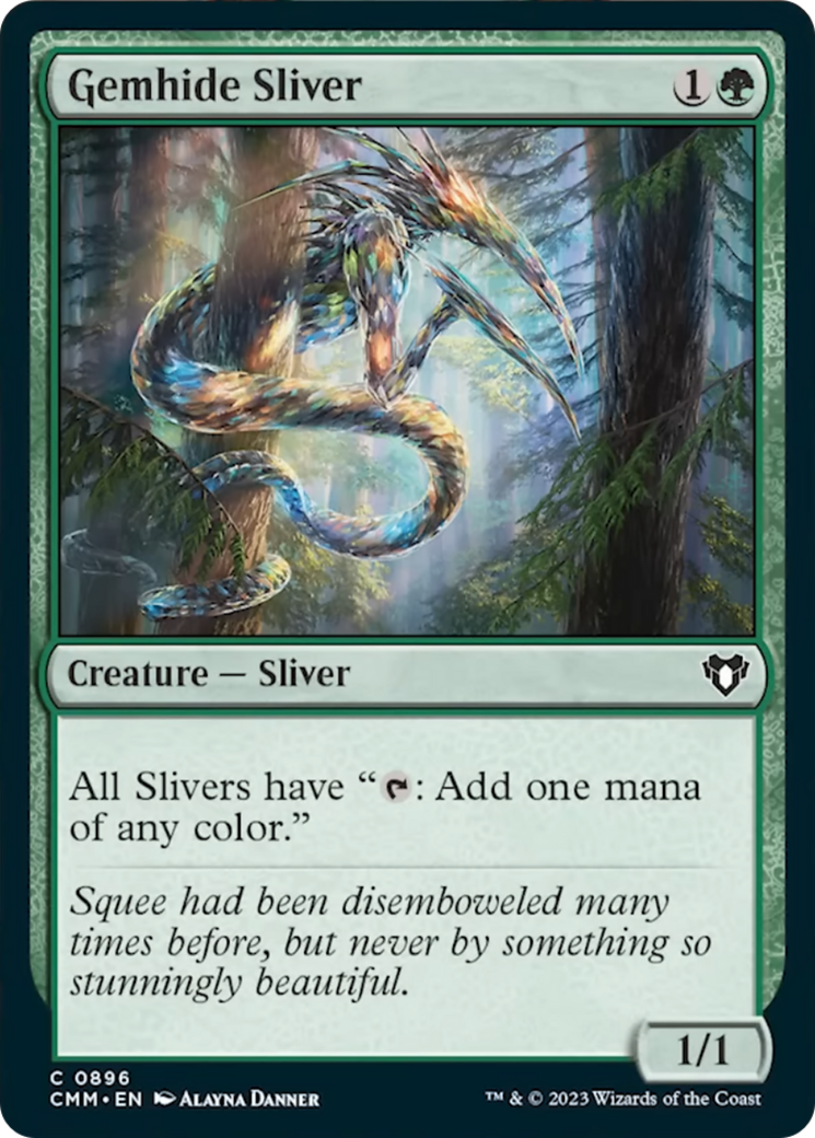 Gemhide Sliver [Commander Masters] | I Want That Stuff Brandon