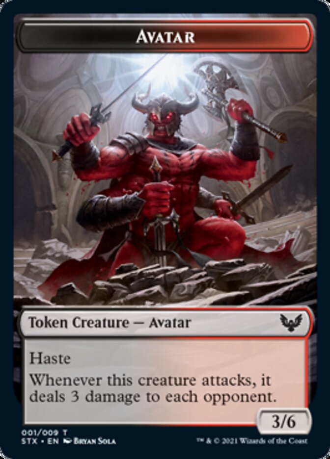 Avatar Token [Strixhaven: School of Mages Tokens] | I Want That Stuff Brandon