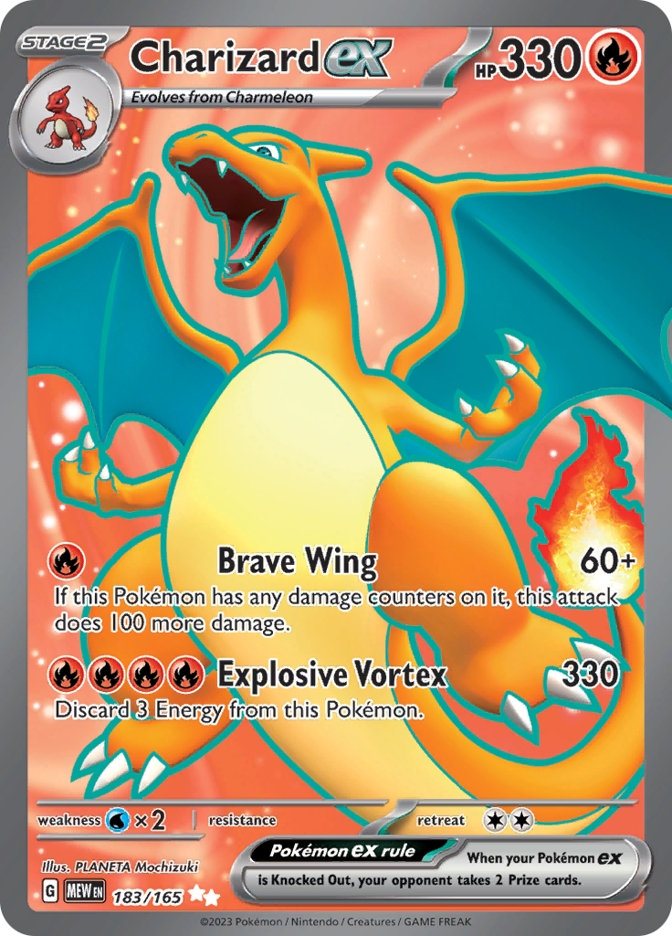 Charizard ex (183/165) [Scarlet & Violet 151] | I Want That Stuff Brandon