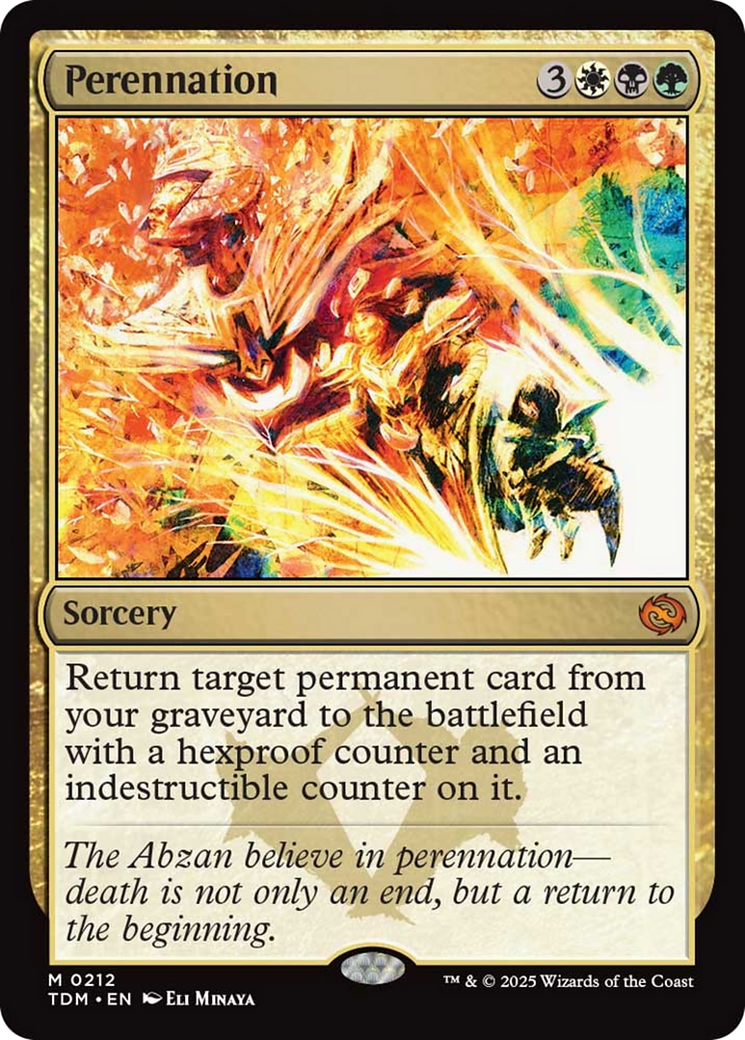 Perennation [Tarkir: Dragonstorm] | I Want That Stuff Brandon