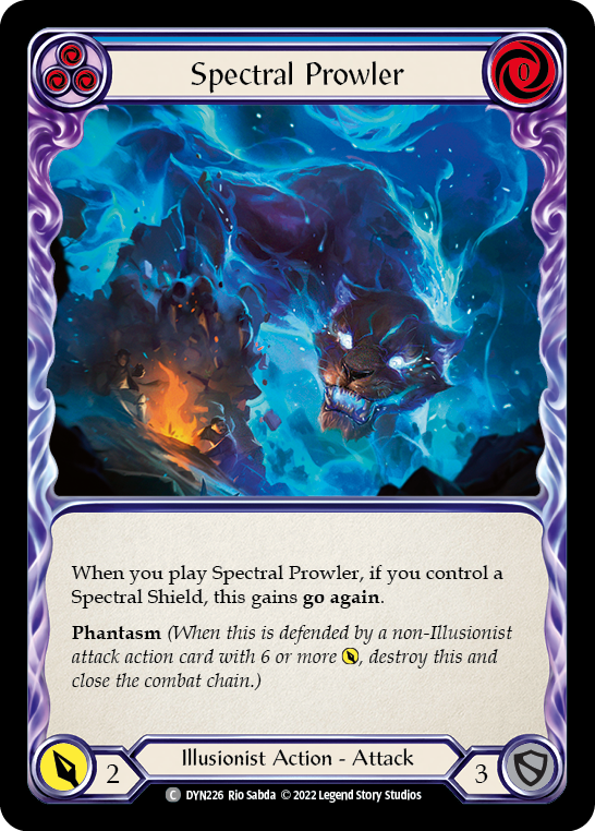 Spectral Prowler (Blue) [DYN226] (Dynasty) | I Want That Stuff Brandon