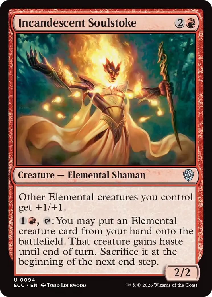 Incandescent Soulstoke [Lorwyn Eclipsed Commander] | I Want That Stuff Brandon