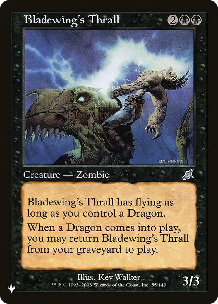 Bladewing's Thrall [The List Reprints] | I Want That Stuff Brandon