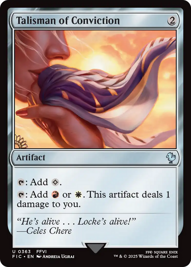 Talisman of Conviction [FINAL FANTASY Commander] | I Want That Stuff Brandon