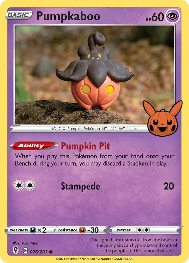 Pumpkaboo (076/203) [Trick or Trade] | I Want That Stuff Brandon