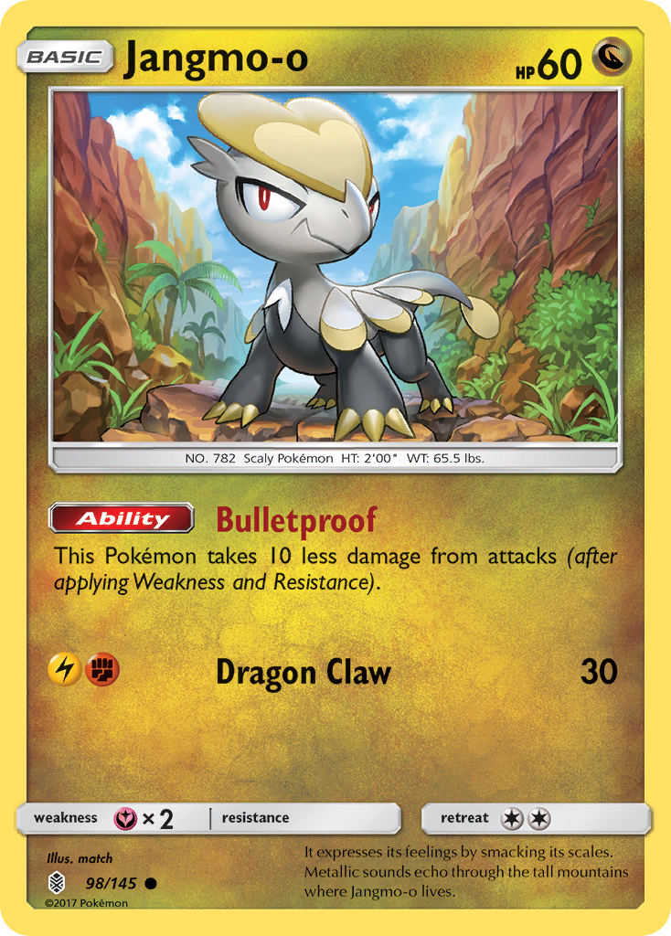 Jangmo-o (98/145) [Sun & Moon: Guardians Rising] | I Want That Stuff Brandon