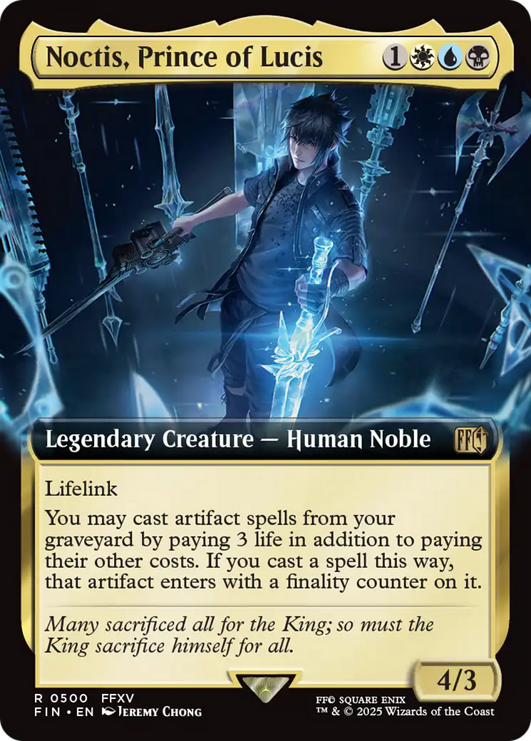 Noctis, Prince of Lucis (Extended Art) [FINAL FANTASY] | I Want That Stuff Brandon