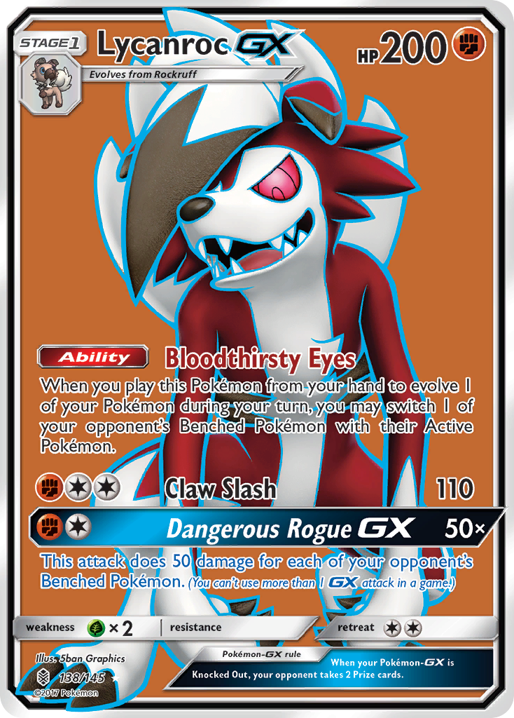 Lycanroc GX (138/145) [Sun & Moon: Guardians Rising] | I Want That Stuff Brandon