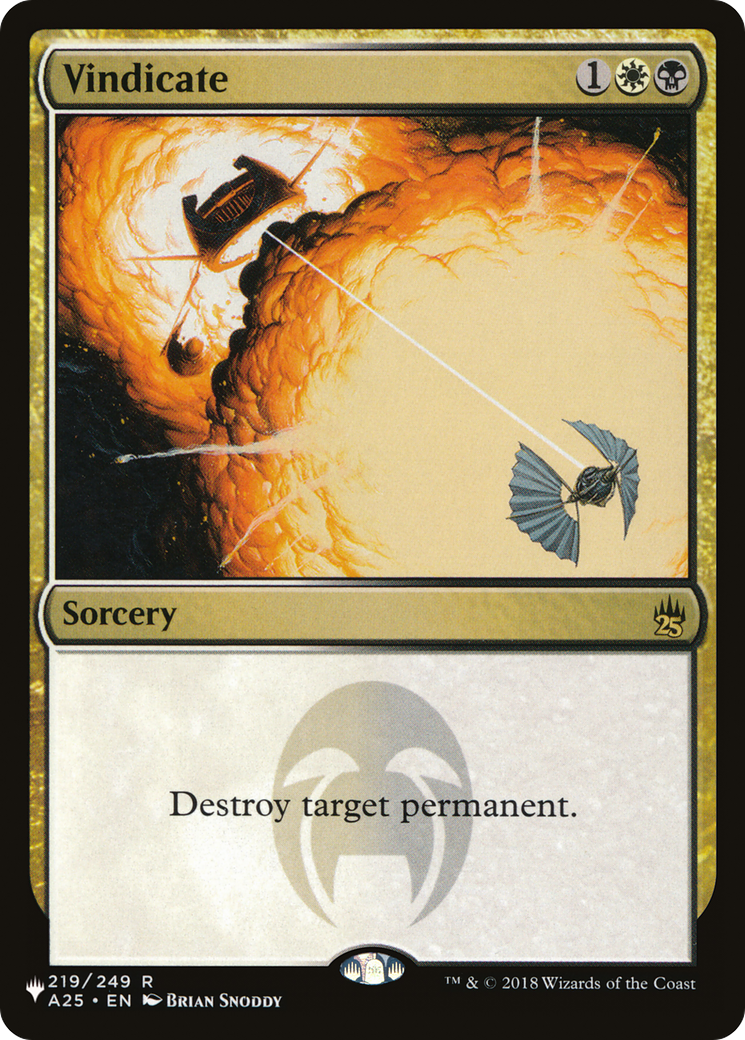 Vindicate [The List Reprints] | I Want That Stuff Brandon