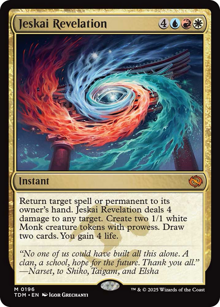 Jeskai Revelation [Tarkir: Dragonstorm] | I Want That Stuff Brandon