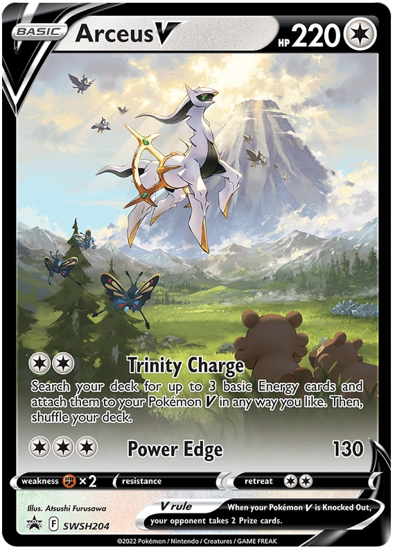 Arceus V (SWSH204) [Sword & Shield: Black Star Promos] | I Want That Stuff Brandon