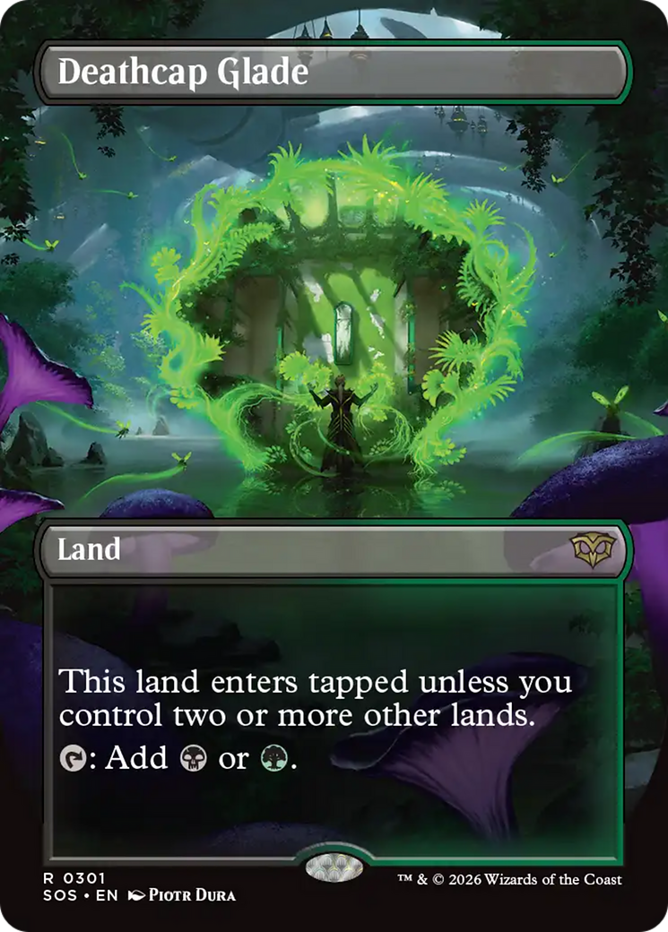 Deathcap Glade (Borderless) [Secrets of Strixhaven] | I Want That Stuff Brandon