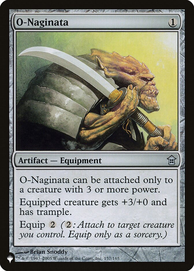 O-Naginata [The List] | I Want That Stuff Brandon