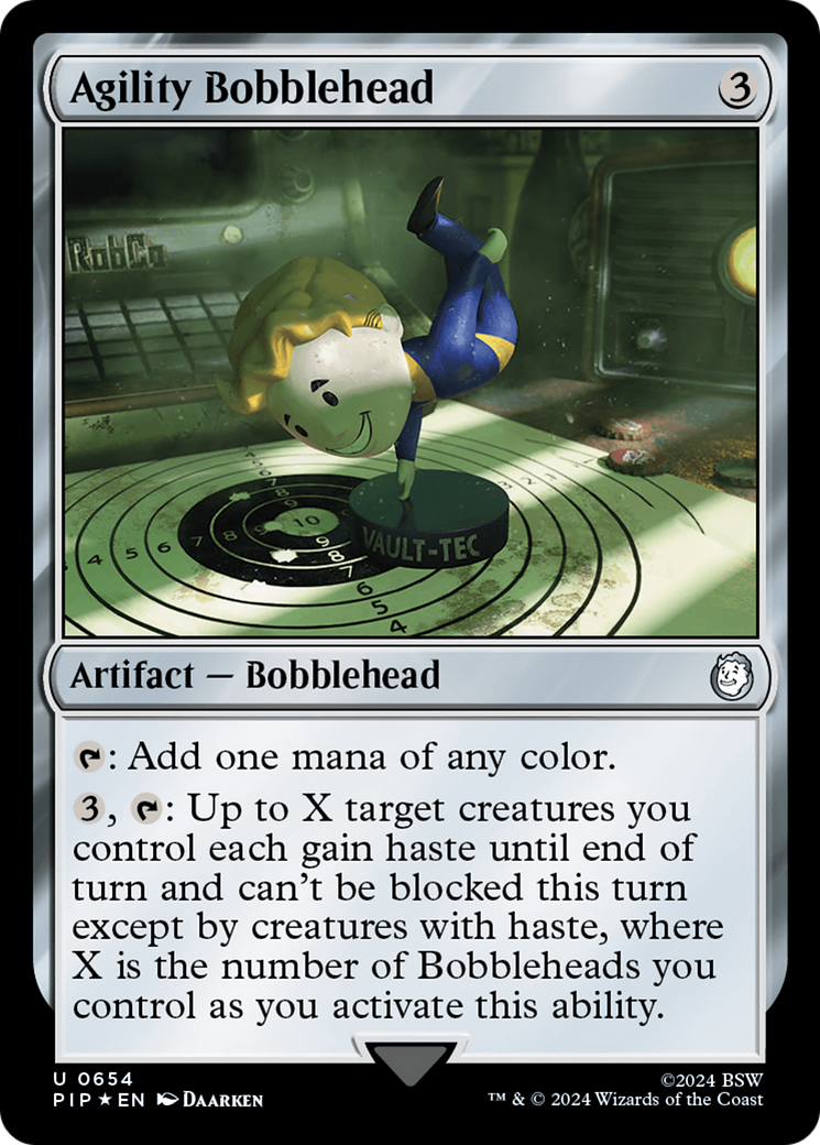 Agility Bobblehead (Surge Foil) [Fallout] | I Want That Stuff Brandon