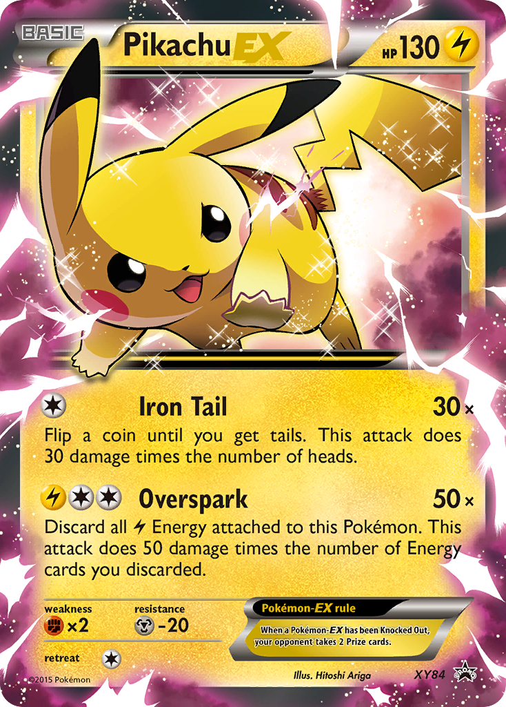 Pikachu EX (XY84) [XY: Black Star Promos] | I Want That Stuff Brandon