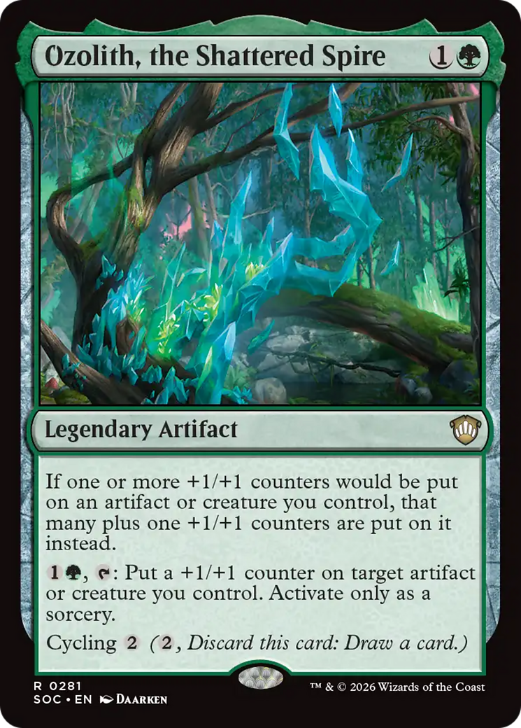 Ozolith, the Shattered Spire [Secrets of Strixhaven Commander] | I Want That Stuff Brandon