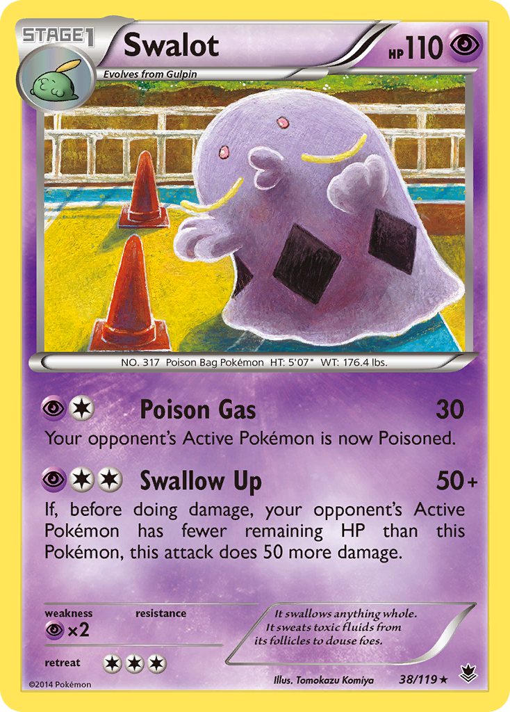 Swalot (38/119) [XY: Phantom Forces] | I Want That Stuff Brandon