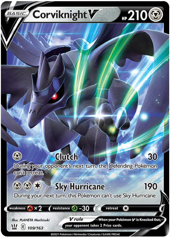 Corviknight V (109/163) [Sword & Shield: Battle Styles] | I Want That Stuff Brandon