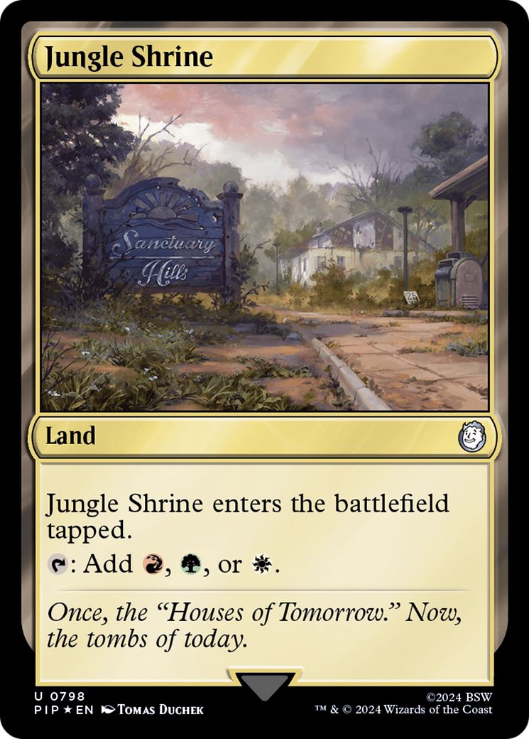 Jungle Shrine (Surge Foil) [Fallout] | I Want That Stuff Brandon
