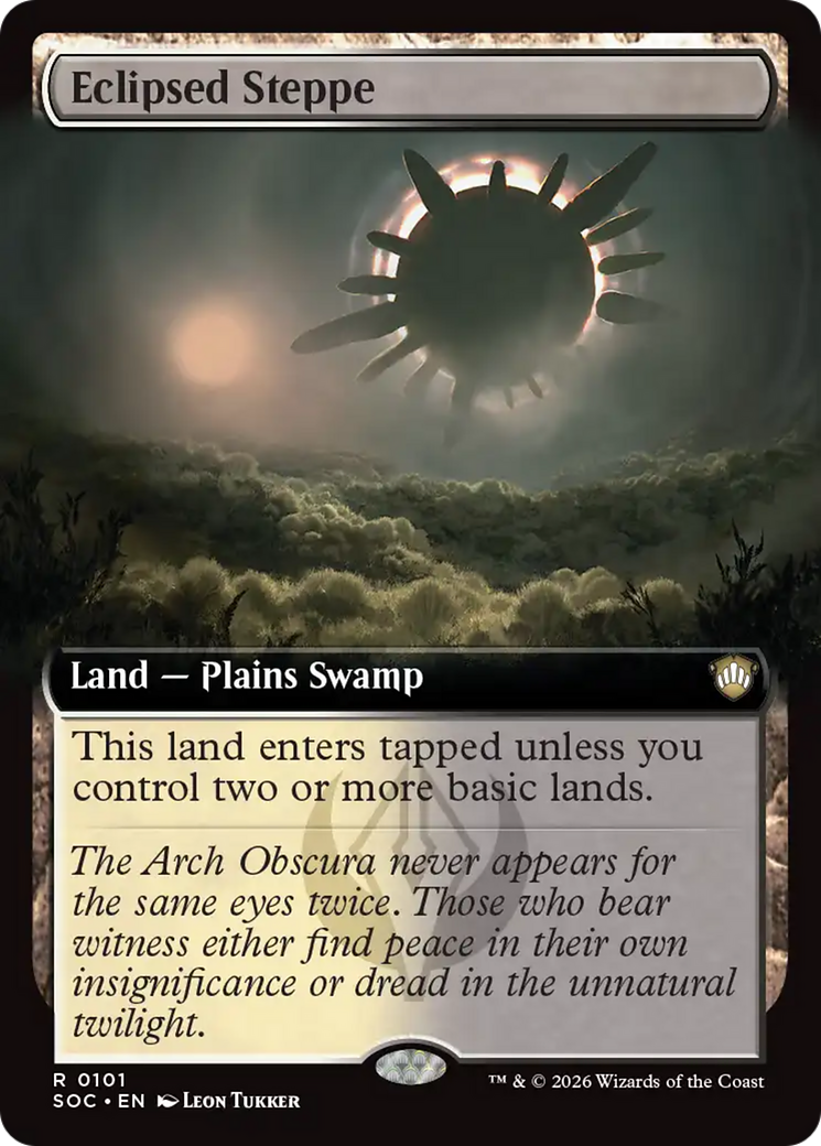 Eclipsed Steppe (Extended Art) [Secrets of Strixhaven Commander] | I Want That Stuff Brandon