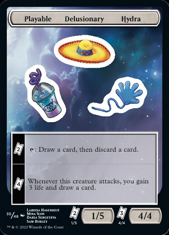 Playable Delusionary Hydra [Unfinity Stickers] | I Want That Stuff Brandon