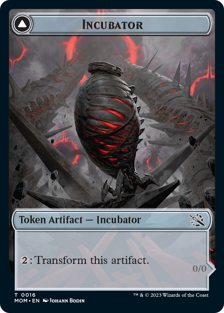 Incubator // Phyrexian (16) Double-Sided Token [March of the Machine Tokens] | I Want That Stuff Brandon