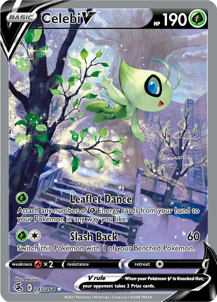 Celebi V (245/264) [Sword & Shield: Fusion Strike] | I Want That Stuff Brandon