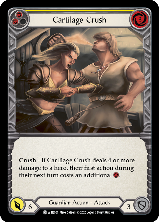 Cartilage Crush (Yellow) [U-WTR061] (Welcome to Rathe Unlimited)  Unlimited Rainbow Foil | I Want That Stuff Brandon