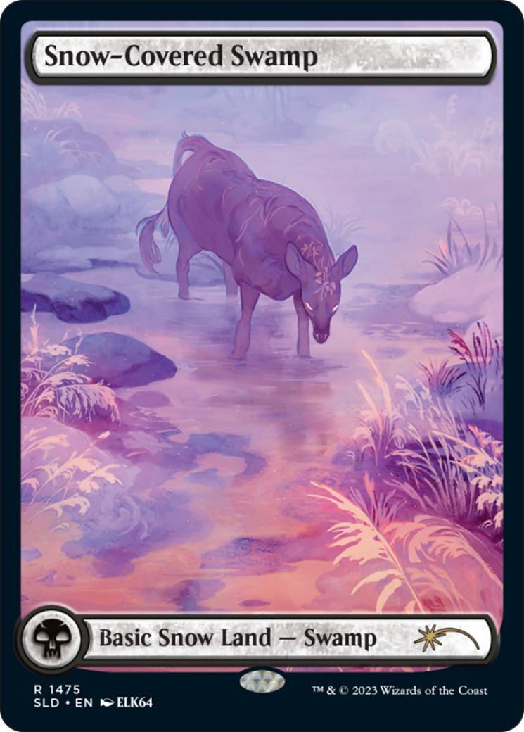 Snow-Covered Swamp (1475) (Rainbow Foil) [Secret Lair Drop Series] | I Want That Stuff Brandon