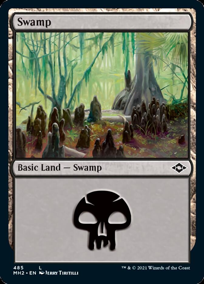 Swamp (485) (Foil Etched) [Modern Horizons 2] | I Want That Stuff Brandon