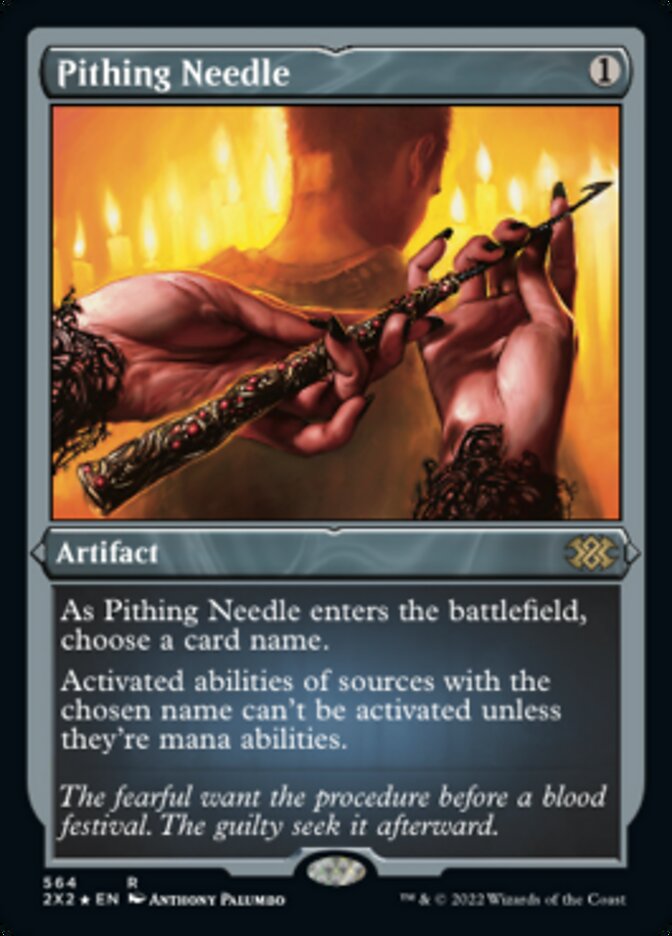 Pithing Needle (Foil Etched) [Double Masters 2022] | I Want That Stuff Brandon