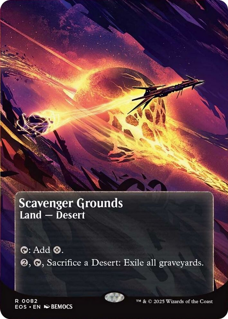 Scavenger Grounds (0082) (Borderless) [Edge of Eternities: Stellar Sights] | I Want That Stuff Brandon