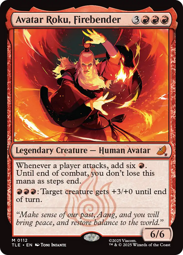 Avatar Roku, Firebender [Avatar: The Last Airbender: Eternal-Legal] | I Want That Stuff Brandon