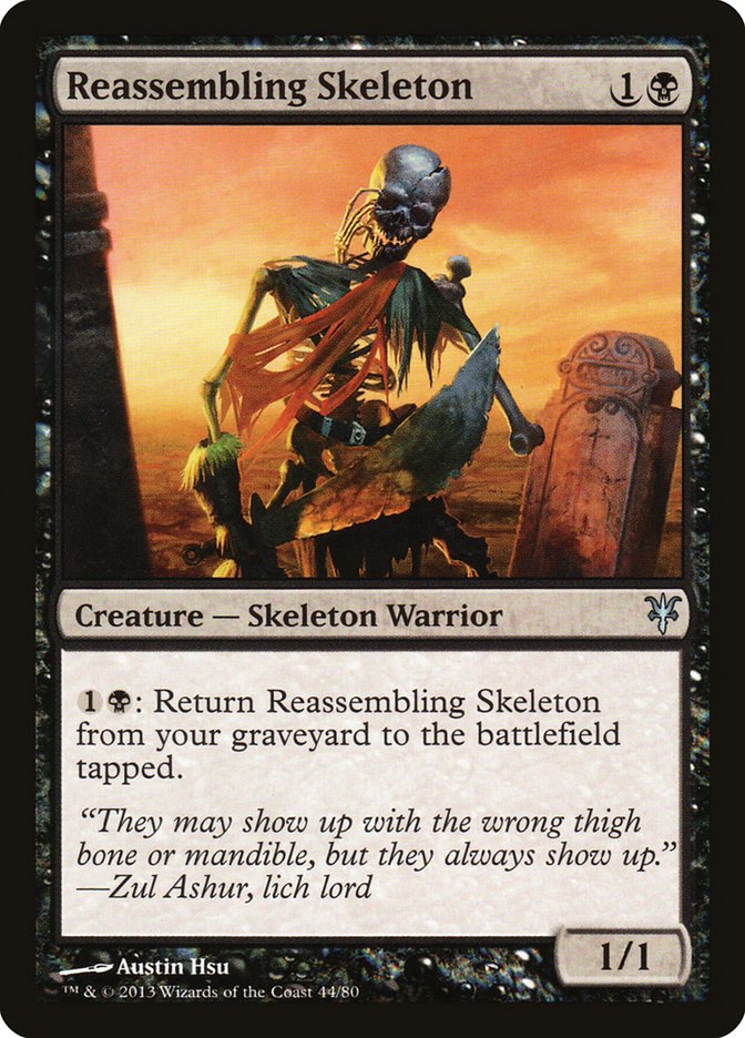 Reassembling Skeleton [Duel Decks: Sorin vs. Tibalt] | I Want That Stuff Brandon