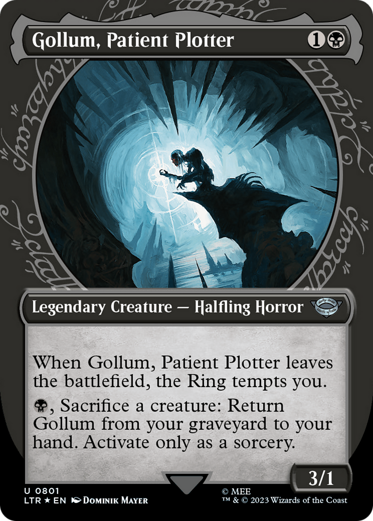 Gollum, Patient Plotter (Showcase) (Surge Foil) [The Lord of the Rings: Tales of Middle-Earth] | I Want That Stuff Brandon