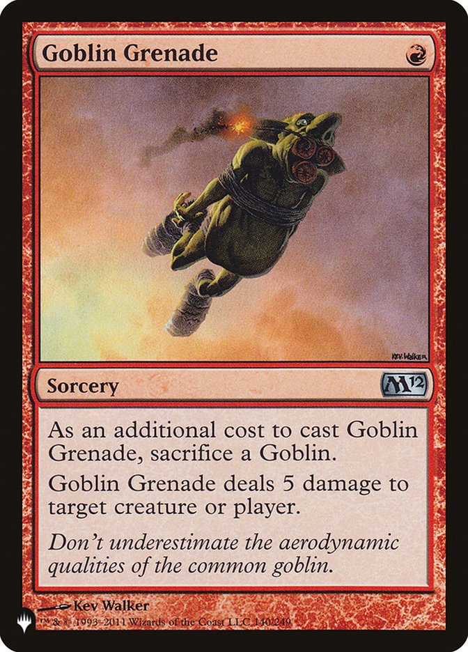 Goblin Grenade [The List] | I Want That Stuff Brandon