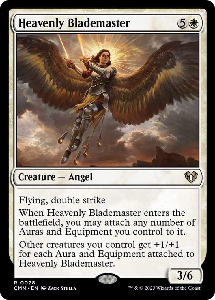 Heavenly Blademaster [Commander Masters] | I Want That Stuff Brandon