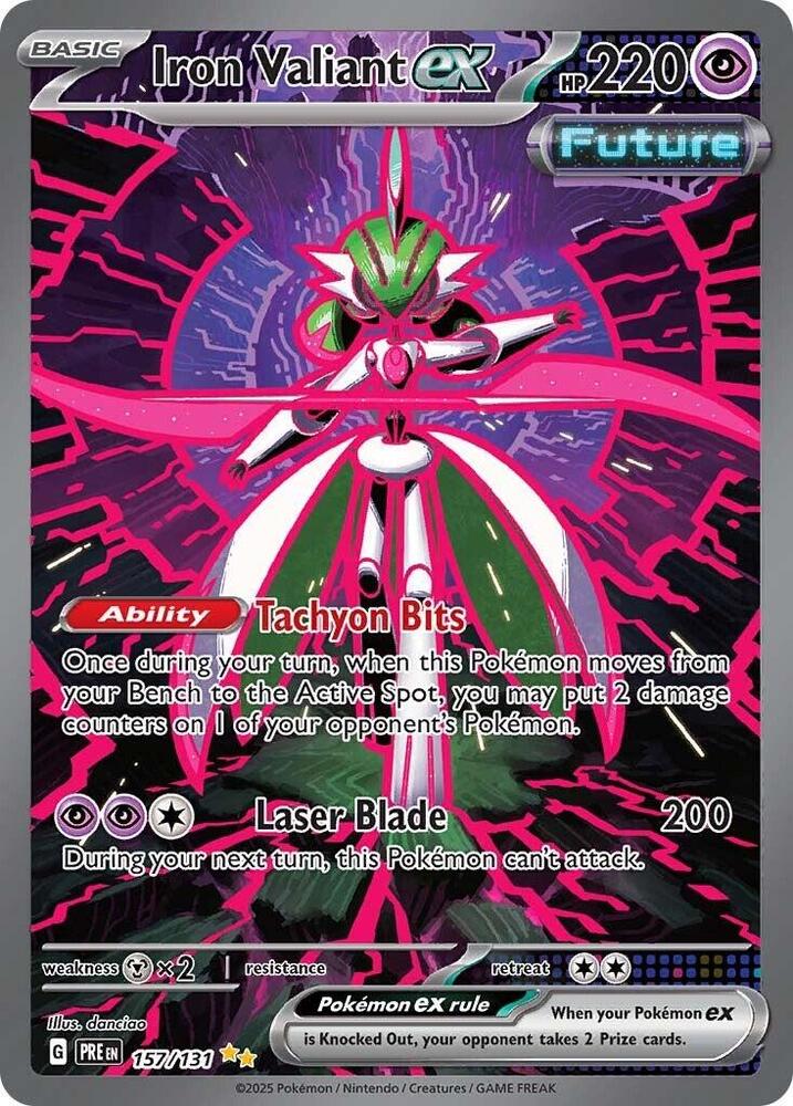 Iron Valiant ex (157/131) [Scarlet & Violet: Prismatic Evolutions] | I Want That Stuff Brandon