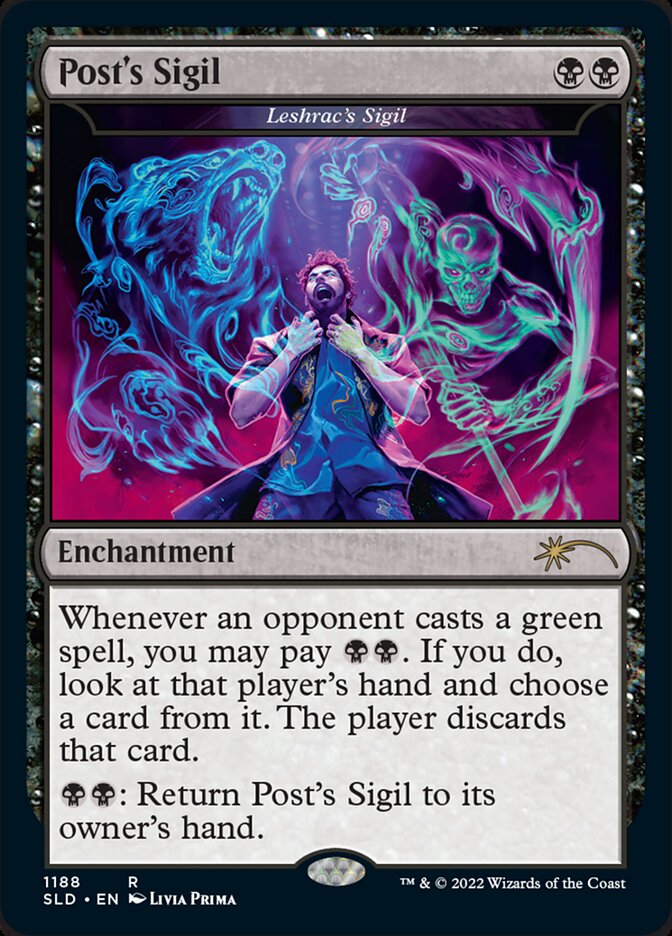 Post's Sigil - Leshrac's Sigil [Secret Lair Drop Series] | I Want That Stuff Brandon