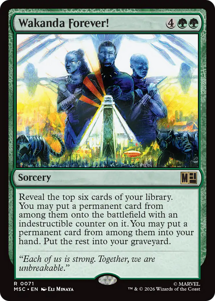 Wakanda Forever! [Marvel Super Heroes Commander] | I Want That Stuff Brandon