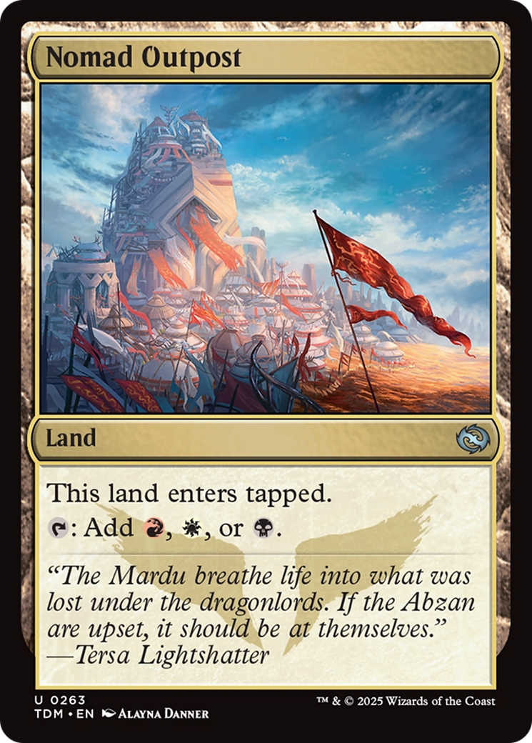 Nomad Outpost [Tarkir: Dragonstorm] | I Want That Stuff Brandon