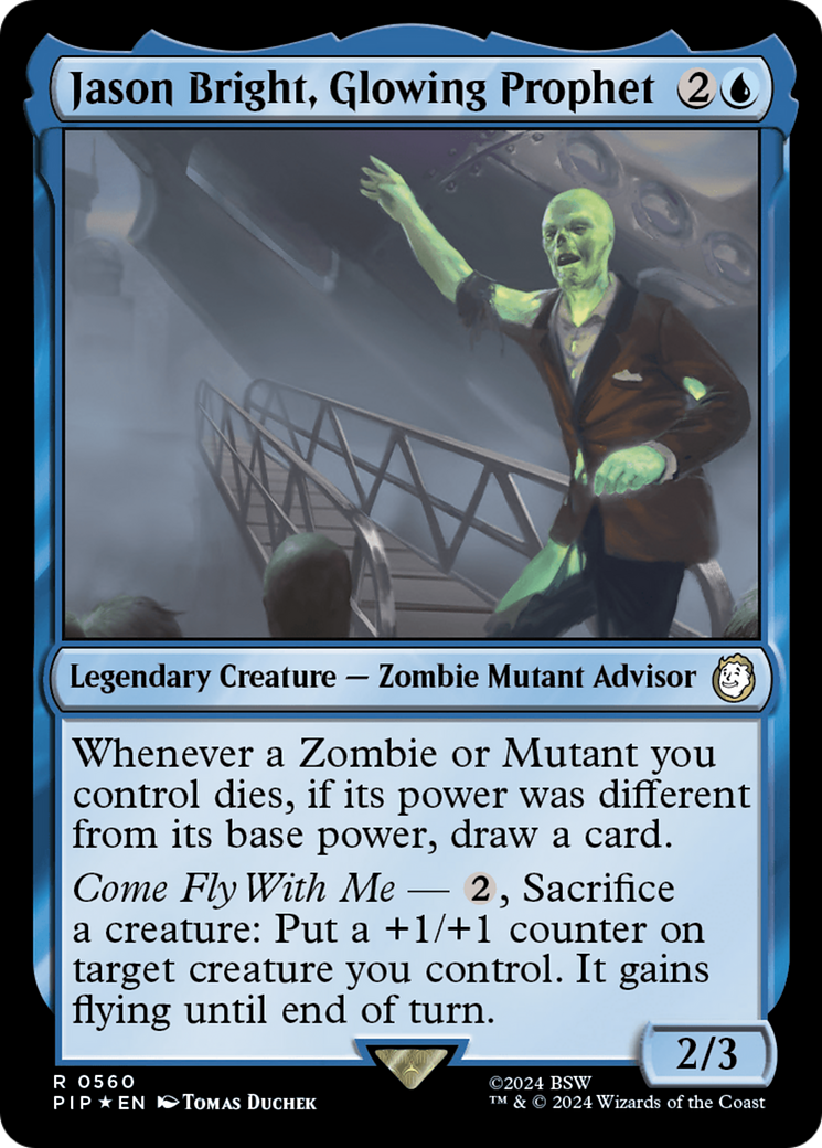 Jason Bright, Glowing Prophet (Surge Foil) [Fallout] | I Want That Stuff Brandon