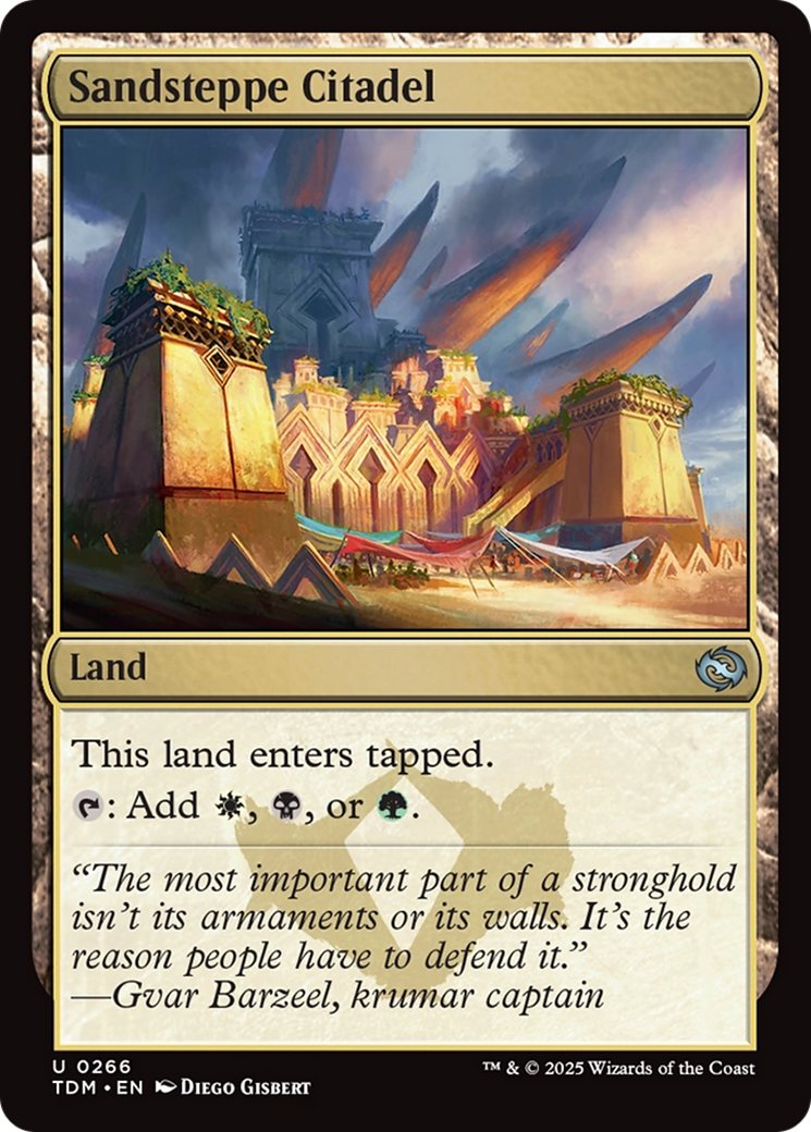 Sandsteppe Citadel [Tarkir: Dragonstorm] | I Want That Stuff Brandon