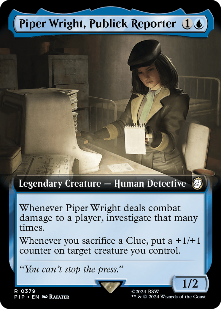 Piper Wright, Publick Reporter (Extended Art) [Fallout] | I Want That Stuff Brandon