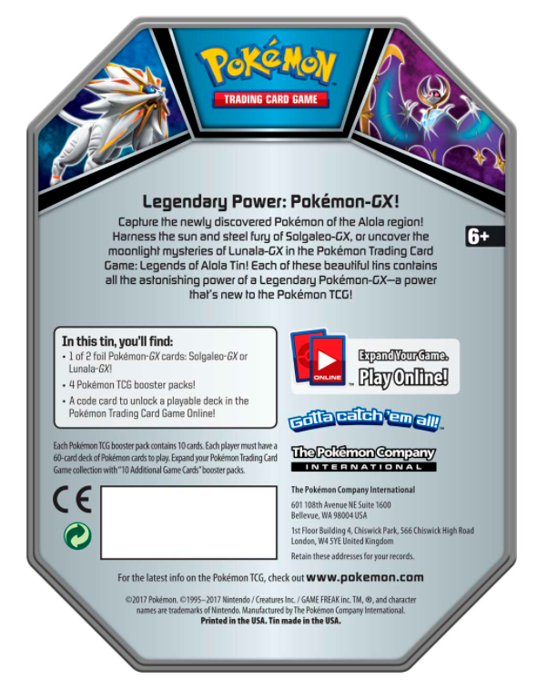 Legends of Alola Tin (Solgaleo GX) | I Want That Stuff Brandon