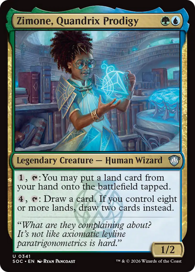 Zimone, Quandrix Prodigy [Secrets of Strixhaven Commander] | I Want That Stuff Brandon