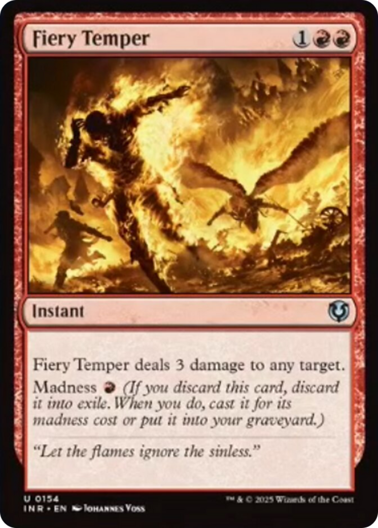 Fiery Temper [Innistrad Remastered] | I Want That Stuff Brandon