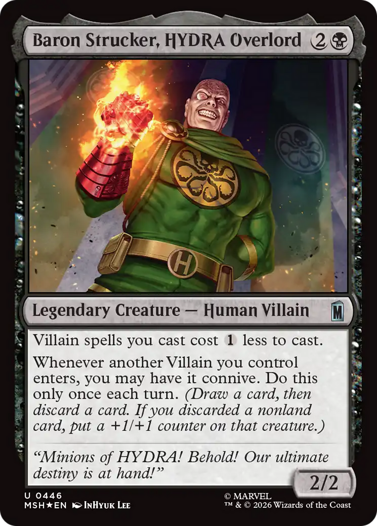Baron Strucker, HYDRA Overlord (Surge Foil) [Marvel Super Heroes] | I Want That Stuff Brandon