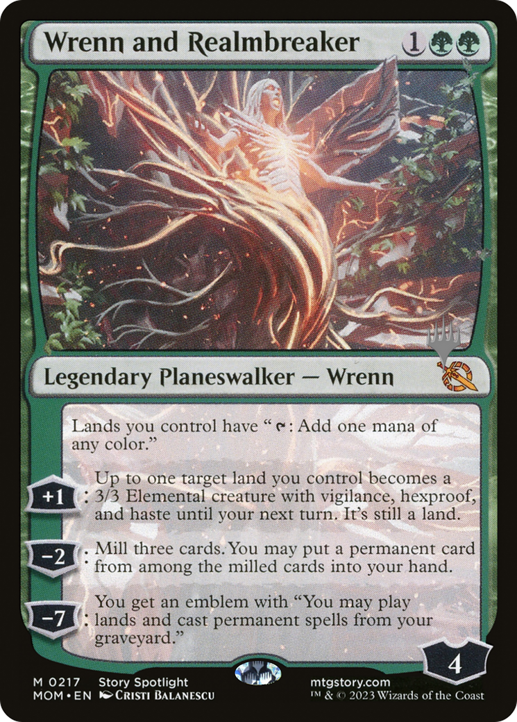 Wrenn and Realmbreaker (Promo Pack) [March of the Machine Promos] | I Want That Stuff Brandon