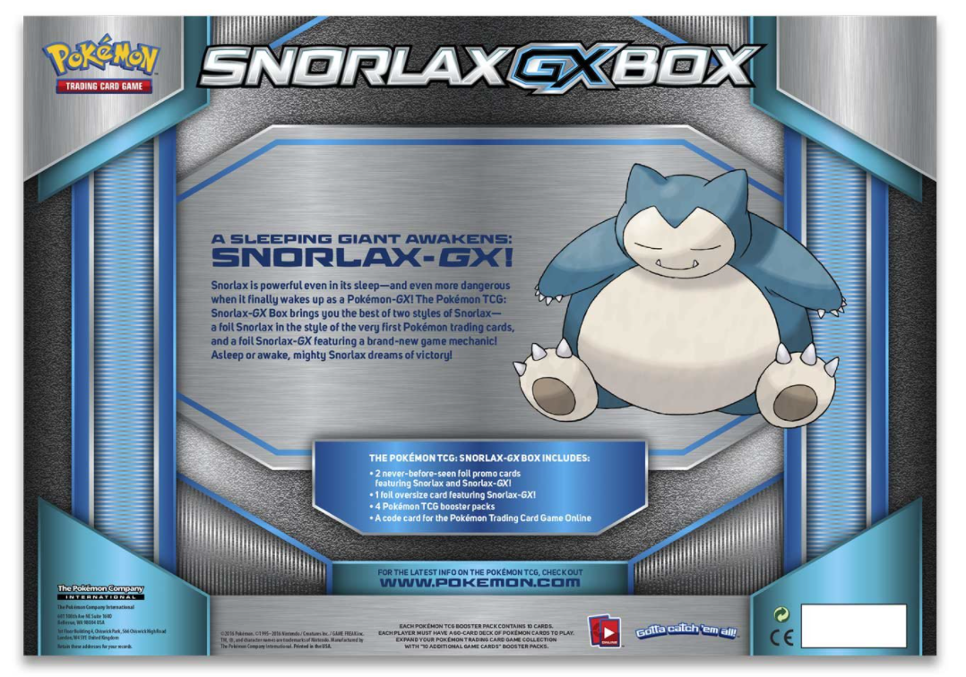 Snorlax GX Box | I Want That Stuff Brandon